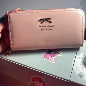 Leather woman wallet